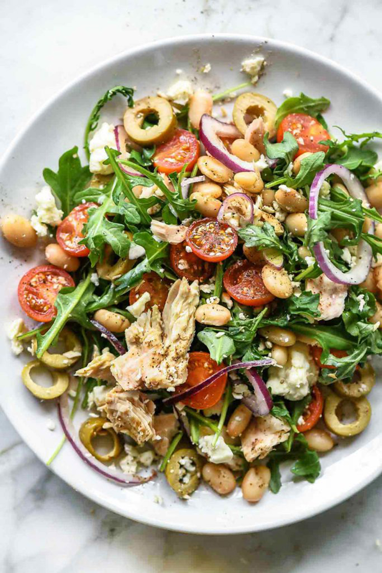 Salad Tuscan chế độ ăn giảm cân 